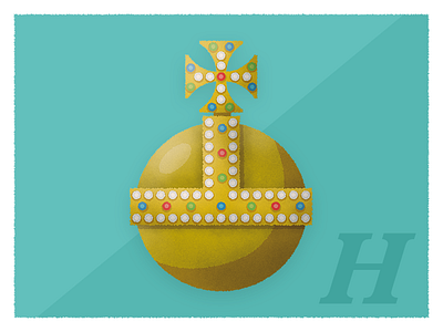 H is for Holy Hand Grenade brushes fantasy film grenade illustration illustrator monty python movie series texture vector weapon