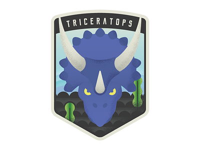 Triceratops Power Patch