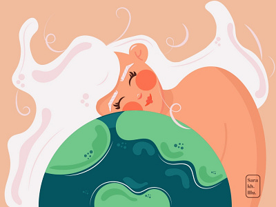 Happy Earth Day. design illustration vector