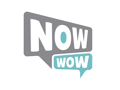 NowWow Logo app brand icon logo social type