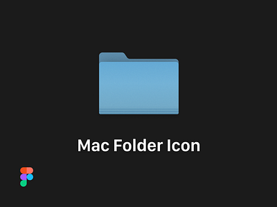 Mac Folder - Vector Icon app design figma graphic gumroad icon sketch template