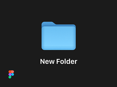 MacOS Big Sur Folder / Vectorized