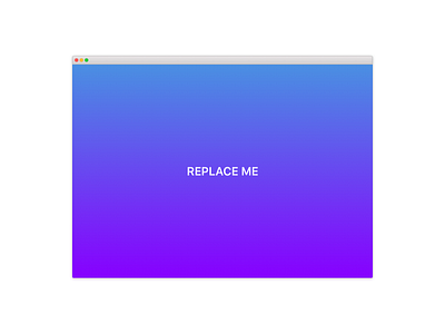 Mac App Template