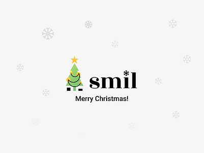 Smil Logo - Christmas Version christmas logo merry smil vegan