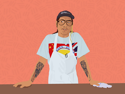 Danny Bowien - Mission Chinese bowien chefs danny bowien famous food foodie illustration mission chinese nyc sf