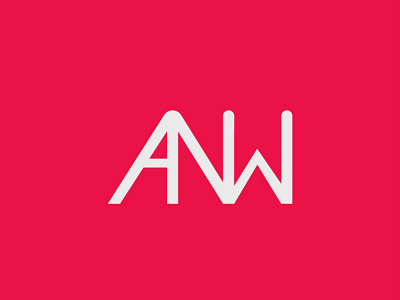 Logo for "ANW" branding graphic design logo logo design personal logo