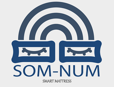 Logo Concept | SOM-NUM Smart Mattress branding design graphic design logo logo design personal logo