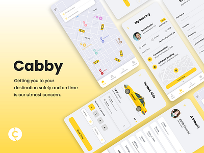 Cab Booking App Design