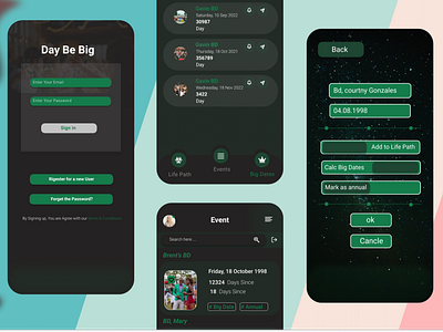 Event App UI/UX Desgin