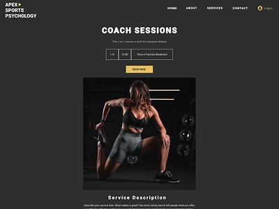 Fitness Website : Coach Sessions-2