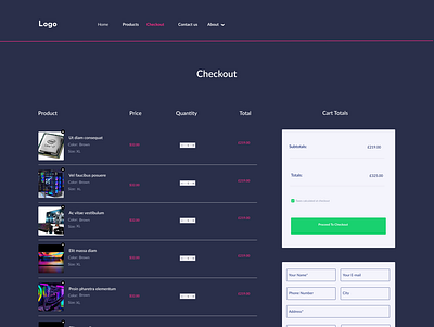 Computer Store Website : Checkout Page adobe xd checkout page computer shop website computer store website design e commerce website figma graphic design ui ux design uiux web design
