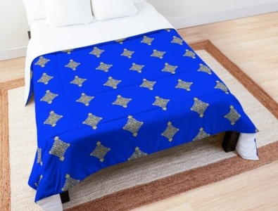 ethiopian cross art design Comforter blanket