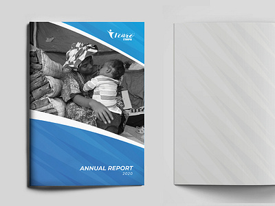 Annual report design for I care Ethiopia