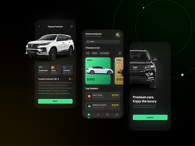 Car Rental App Concept