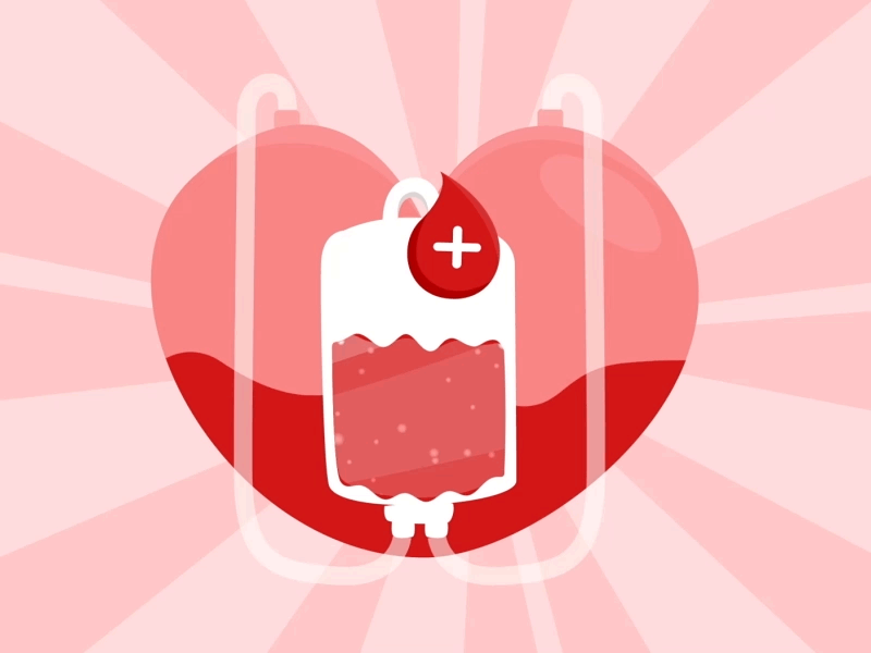 Blood donation saves lives animation graphic design motion graphics