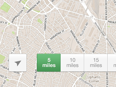 Map Screen app ios map