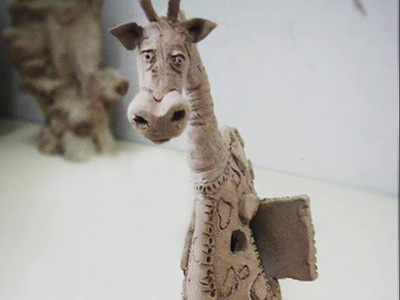 ceramic giraffe)))