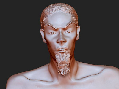 I find my first work with Zbrush )))