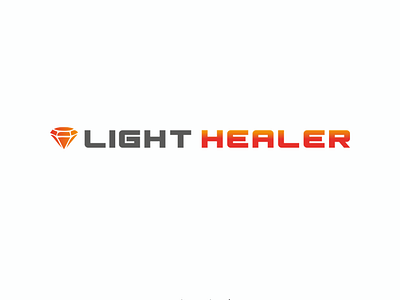 Light Healer branding design illustration logo