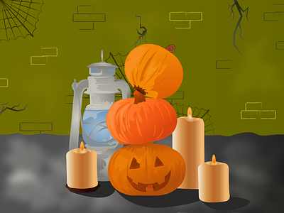Halloween illustration app branding design graphic design icon illustration logo vector
