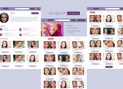 MakeupTutorials design ui ux