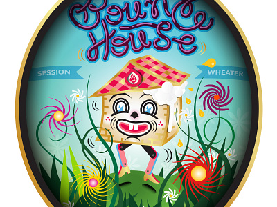 Bounce House Session Wheater beer packaging