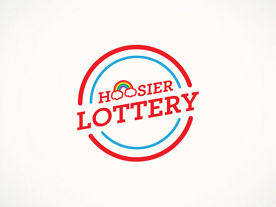 Hoosier Lottery Rebrand logo lottery rainbow rebrand