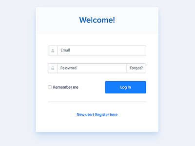 AdColony - Login bootstrap landing login sign in ui ux
