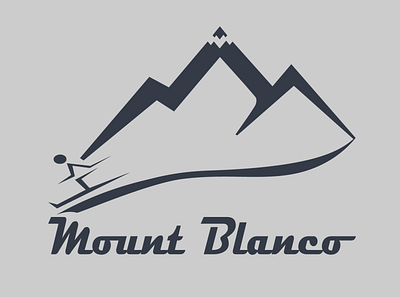 MONTE BLANCO brandidentity branding businesscards dailylogochalenge design graphic design illustration logo vector