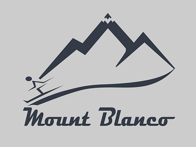 MONTE BLANCO brandidentity branding businesscards dailylogochalenge design graphic design illustration logo vector