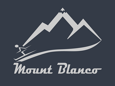 MOUNTE BLANCO brandidentity branding businesscards dailylogochalenge design graphic design illustration logo vector