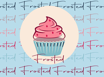 FROSTED brandidentity branding businesscards dailylogochallenge design graphic design illustration logo vector