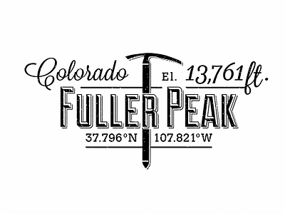 Fuller Peak badge colorado mountain