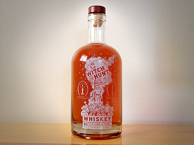 Witch Hunt Whiskey bottle whiskey witch hunt