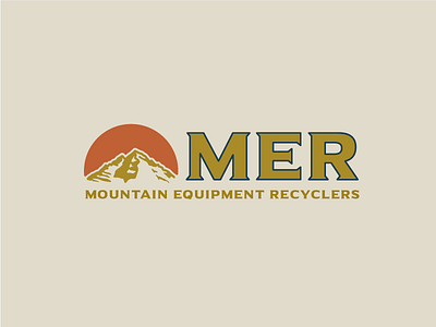 Mountain Equipment Recyclers badge colorado logo mountain outdoor recycle