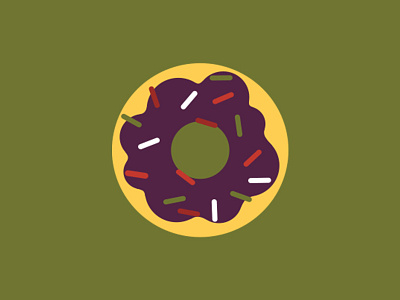 Doughnut dessert donut doughnut food icon illustration junk food sprinkles vector