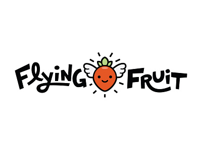 Flying Fruit Logo Concept