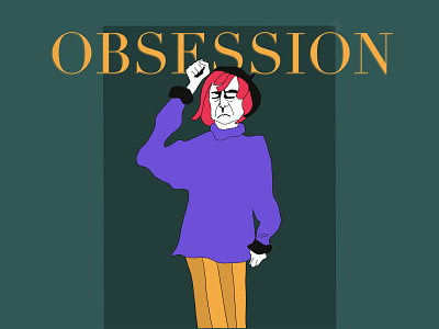 Obsession animation art character character design character illustration design digital illustrator drawing drawing and painting freehand sketching freelancer freelancing graphic graphic design illustration illustrator portrait portrait drawing portraits procreate