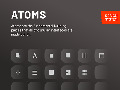 design system: atoms