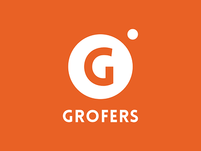 The story of the Grofers logo delivery grocery grofers logo orange ui ux