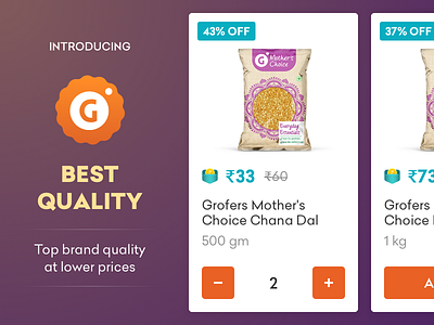 Grofers - Top brand quality at lower prices
