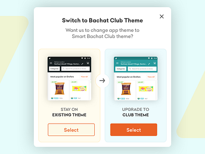 Smart Bachat Club Theme app bachat branding card categories charges clean delivery design ecommerce grocery grofers minimal shop theme typography ui ux