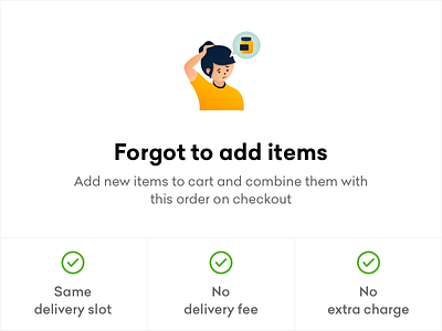 Edit Cart Thumbnail card clean edit cart forget grocery grofers minimal ui ux