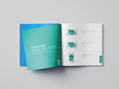 Dymacare rebrand project - product catalogue