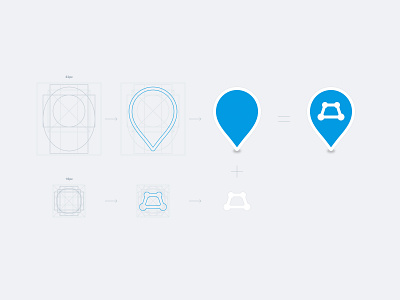 Redesigning location icons iconography