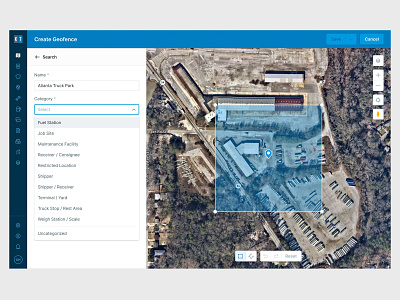 Geofence Drawing Tool - UI Details