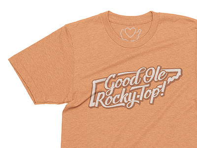 Good Ole Rocky Top 50 states apparel apparel design mountains nature shirt state tshirt states tennessee tshirt type usa