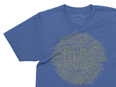 PHX 50statesapparel apparel arizona phoenix state state tshirt sun texture tshirt