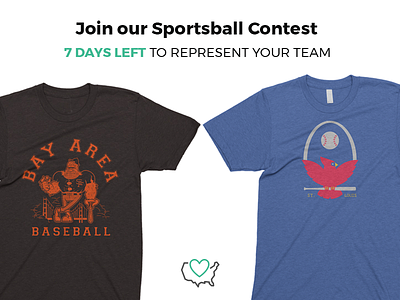 Sportsball Contest - 7 days left! 50 states apparel baseball basketball football hockey soccer sportsball tshirt
