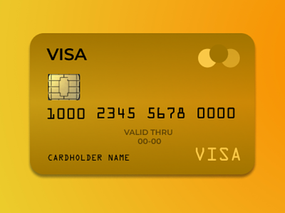 Visa Card Design... figma online payment ui ux visa visa card web design